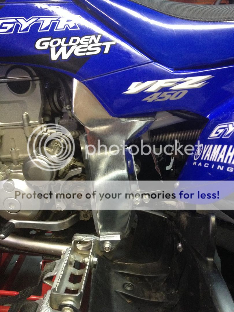 Custom frame guard Yamaha YFZ450 Forum YFZ450, YFZ450R, YFZ450X Forums